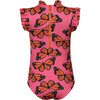 Baby Alisson Ruffle Sleeve And Neck One-Piece Swimsuit, Mari Mari - One Pieces - 3