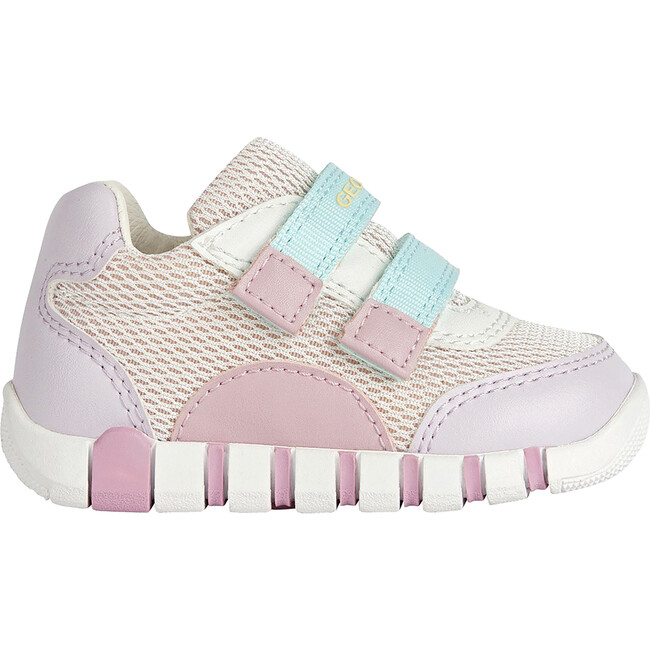 Iupidoo Velcro Sneakers, Pink - Sneakers - 1