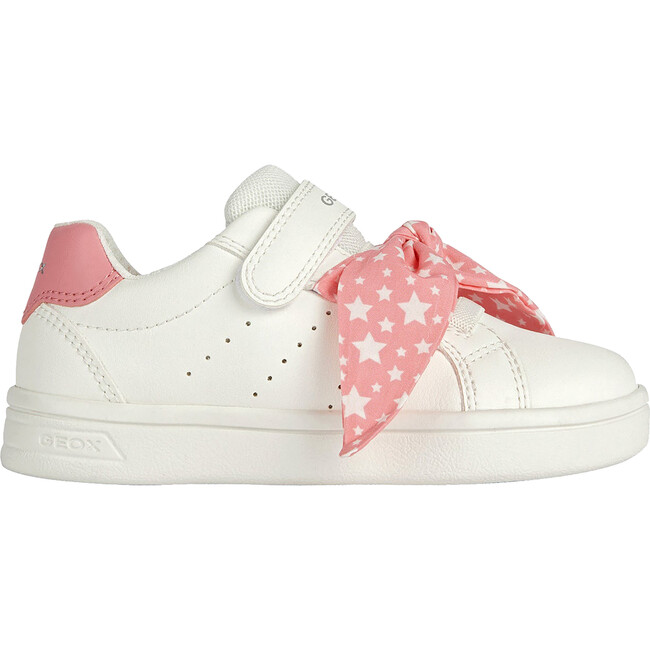 Coral DJRock Bow Sneakers, White