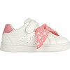 Coral DJRock Bow Sneakers, White - Sneakers - 1 - thumbnail