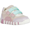 Iupidoo Velcro Sneakers, Pink - Sneakers - 2 - thumbnail