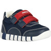 Iupidoo Velcro Sneakers, Navy - Sneakers - 2