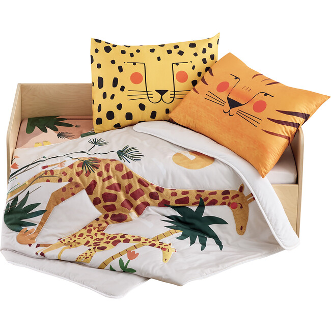 Buttery-Soft Cotton Jersey Print Comforter, In The Savanna