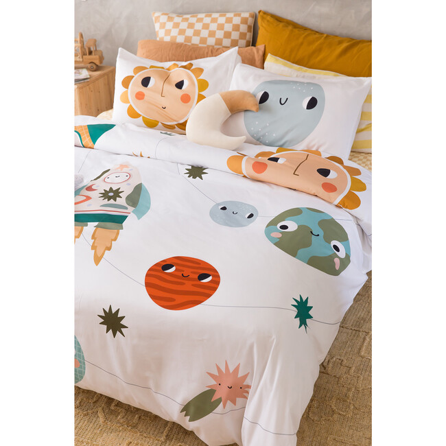 Duvet And Pillowcase Twin Bedding Set, Space Explorer - Swaddles - 3