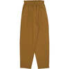 Joanna High Ruffle Waist Seam Pocket Pleated Pant, Oliva - Pants - 1 - thumbnail