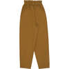 Joanna High Ruffle Waist Seam Pocket Pleated Pant, Oliva - Pants - 2