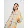 Women's Roberta Check Round Neck Long Sleeve Tunic, Multicolors - Tunics - 2 - thumbnail