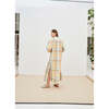 Women's Roberta Check Round Neck Long Sleeve Tunic, Multicolors - Tunics - 3 - thumbnail