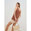 Fiore Knit Round Neck Sleeveless Top, Arguilla - Tank Tops - 2
