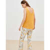 Fiore Knit Round Neck Sleeveless Top, Apperol - Tank Tops - 2