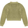 Women's Turi Knit Round Neck Ribbed Cuff Long Sleeve Jumper, Green - Sweatshirts - 2
