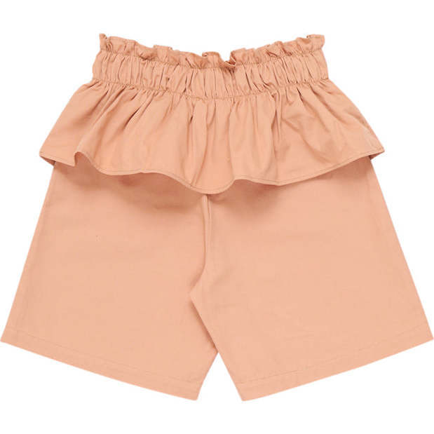 Fiorella Ruffle Tire Waist Bermuda, Fiori Di Pesco - Shorts - 3