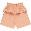 Fiorella Ruffle Tire Waist Bermuda, Fiori Di Pesco - Shorts - 3