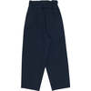 Joanna Regular Fit High Ruffle Waist Pleated Pant, Marino - Pants - 2