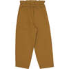 Joanna Regular Fit High Ruffle Waist Pleated Pant, Oliva - Pants - 2