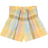 Roberta Check Smock Waistband Short, Multicolors - Shorts - 1 - thumbnail