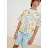 Danielle Elastic Waist Side Seam Pockets Bermuda, Azzurro - Shorts - 2