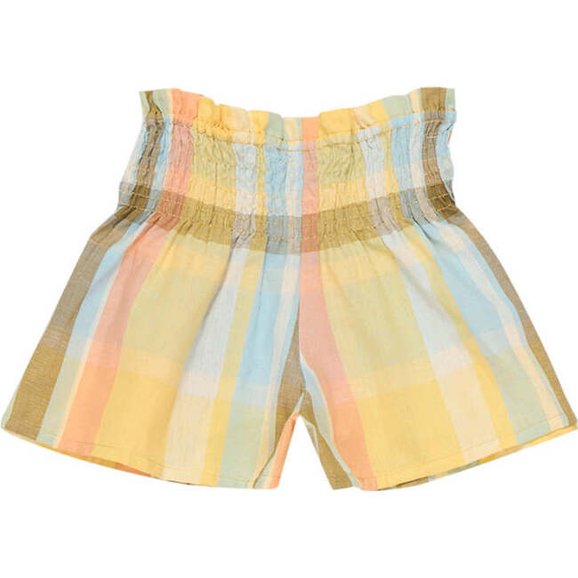 Roberta Check Smock Waistband Short, Multicolors - Shorts - 2