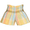 Roberta Check Smock Waistband Short, Multicolors - Shorts - 2
