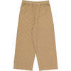 Carlo Straight Cut Crop Length Pant, Tan - Pants - 1 - thumbnail