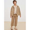 Carlo Straight Cut Crop Length Pant, Tan - Pants - 2
