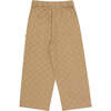 Carlo Straight Cut Crop Length Pant, Tan - Pants - 4