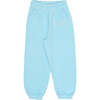 Leonardo Regular Fit Elastic Waist Cuffed Jogging Pants, Azzurro - Pants - 1 - thumbnail