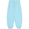 Leonardo Regular Fit Elastic Waist Cuffed Jogging Pants, Azzurro - Pants - 2