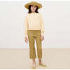 Luigi Striped Denim Pant, Olive And Yellow, Olive And Yellow - Pants - 3
