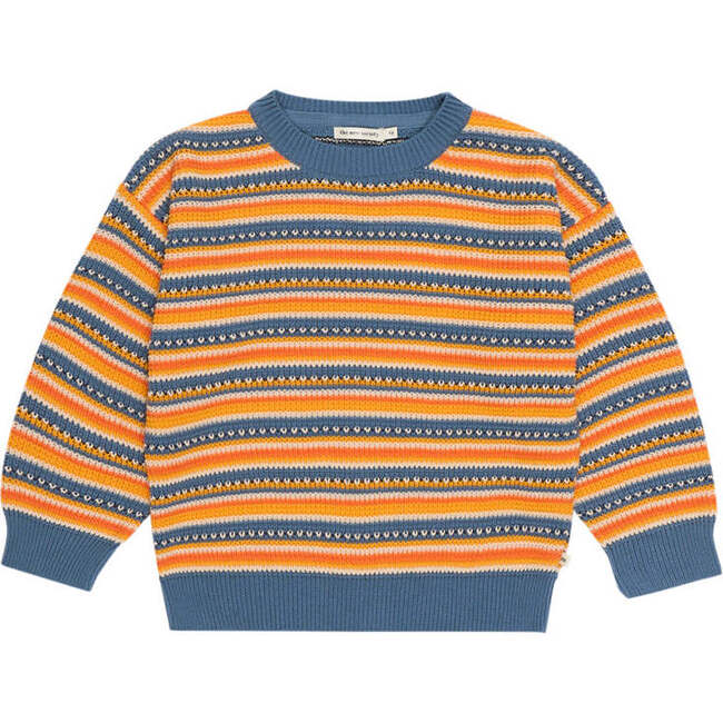 Marco Knit Striped Crew Neck Long Sleeve Jumper, Multicolors