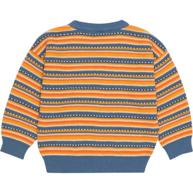 Marco Knit Striped Crew Neck Long Sleeve Jumper, Multicolors - Shirts - 3