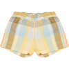 Baby Roberta Check Elastic Waist Short, Multicolors - Shorts - 1 - thumbnail