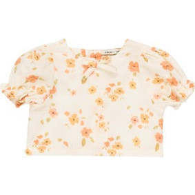 Baby Baby Fiorella Floral Print Square Neck Puff Sleeve Blouse, Orange - Shorts - 1