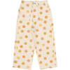 Tramonto Print Regular Fit High Waist Patch Pockets Pant, Beige - Pants - 1 - thumbnail