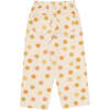 Tramonto Print Regular Fit High Waist Patch Pockets Pant, Beige - Pants - 2