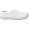 Women's Laces Tennis Shoes, White - Sneakers - 1 - thumbnail