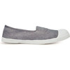 Women's Elastic Tennis Shoes, Grey - Sneakers - 1 - thumbnail
