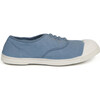 Women's Laces Tennis Shoes, Light Blue - Sneakers - 1 - thumbnail