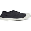 Women's Laces Tennis Shoes, Black - Sneakers - 1 - thumbnail