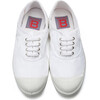 Women's Laces Tennis Shoes, White - Sneakers - 2