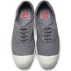 Women's Laces Tennis Shoes, Grey - Sneakers - 2