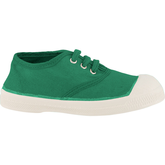 Laces Tennis Shoes, Green - Sneakers - 1