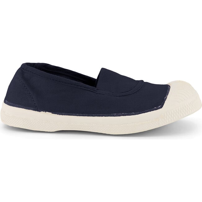 Elastic Tennis Shoes, Navy