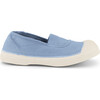 Elastic Tennis Shoes, Light Blue - Sneakers - 1 - thumbnail