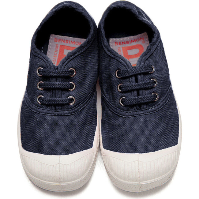 Laces Tennis Shoes, Navy - Sneakers - 2