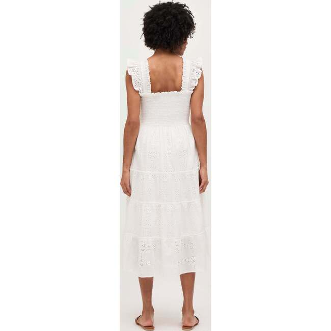 The Women's Eyelet Ellie Nap Dress, White Eyelet - Dresses - 3