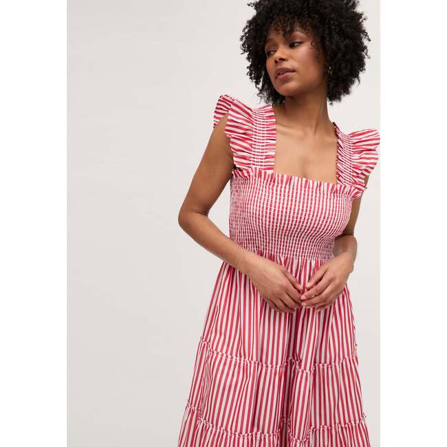 The Women's Ellie Nap Dress, Cherry Stripe - Dresses - 5