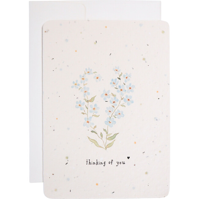 Plantable Forget-Me-Not Thinking of You Card - Paper Goods - 1