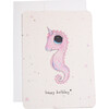 Plantable Unicorn Seahorse Birthday Card - Paper Goods - 1 - thumbnail
