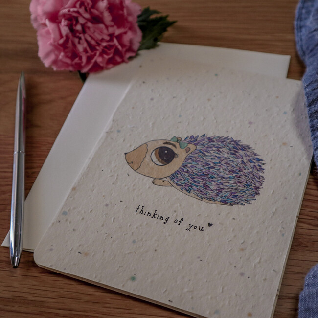 Plantable Hedgehog Thinking of You Card - Paper Goods - 2